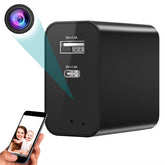 FOX SCOUT 160° wide-angle camera front view for wide room coverage and pet monitoring.