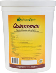 Quiessence Foxden Equine 3.5 lb bag supports calmness during training and travel