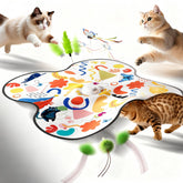 FOXMM interactive cat toy fluttering butterfly stimulates indoor play