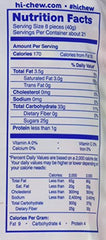 FQQF Hi-Chew mango chew close-up highlighting fruity flavor and chewy texture