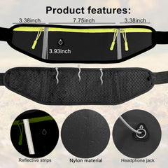 Frayot zipper pouch open with essentials ready for quick-access walks.