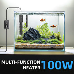 FREESEA digital LED display shows current and target temperatures for precise control.