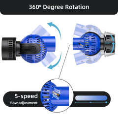 FreeSea 6W submersible pump operates quietly in your aquarium.