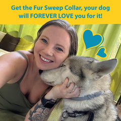FREEZE2TRIM Fur Sweep collar trim-to-fit demonstration for multi-pet households.