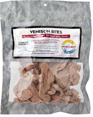 Fresh Is Best Venison Bites pack shot highlights premium protein for dogs and cats.
