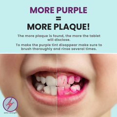 Fresh Knight berry flavor tablets motivate kids and adults to brush more consistently.