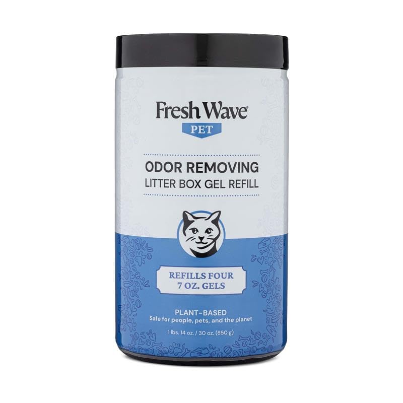 Fresh Wave Litter Box Jumbo Gel jar provides near-litter-box odor control.
