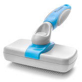 Freshly Bailey self-cleaning slicker brush front view for pets, comfortable grooming and detangling.