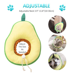 Frienda cat cone adjustable rope provides snug fit for most cats and small dogs