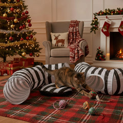 Frienda cat tunnel bed cushion inside offers soft nap space