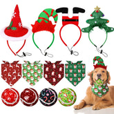 Frienda Christmas dog headband adjustable for a comfy festive fit.