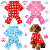 Frienda dog-pajamas pack—three-piece set for easy wardrobe rotation and cozy days.