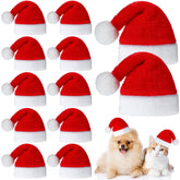 Frienda dog santa hat pack of 12 for festive pet photos.
