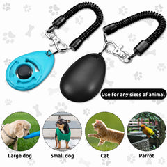 Frienda dog training clicker 14-color variety aids signaling during sessions