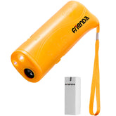 Frienda LED ultrasonic dog trainer front view; compact handheld design for on-the-go training.