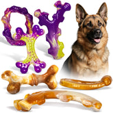 Frienhund 6-pack indestructible dog toys bone set for durable play