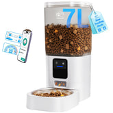 Frienhund automatic cat feeder front view for compact, convenient feeding control.