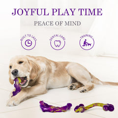 Frienhund hollow treat toy for kibble or peanut butter rewards during play