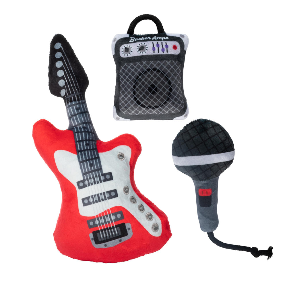 Fringe Studio Ready to Rock large plush dog toy for engaging fetch and play