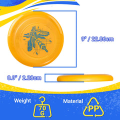 Frisbee Go 70g disc is lightweight and easy to toss.