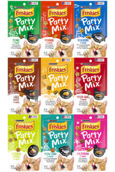 Friskies Party Mix Crunch 9-flavor pack – varied flavors to please picky cats.