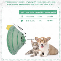 FRIUSATE cat cone collar soft-edge minimizes irritation while wearing.