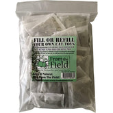 From The Field catnip tea bags flight tins for mess-free toy refills and easy setup.