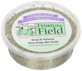 From The Field Ultimate Blend tub closeup, potent catnip-silver vine for engaging play.