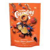 Fromm Crunchy Os Peanut Butter Jammers bag front shows crunchy texture for training