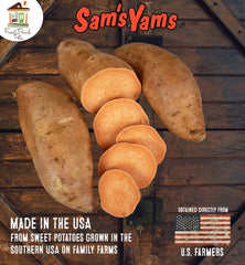 Front Porch Pets Sams Yams Berry Yammy bite-sized training treat closeup, ideal for training sessions.