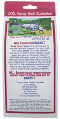Front Porch Pets Sams Yams Berry Yammy closeup highlights antioxidant-rich fruits for healthy snacking.
