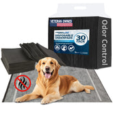 FRONTLINE charcoal-infused pee pad XL packaging showing odor-control performance