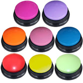 FRQNTKPA 8-color orange button for interactive family games and dog training.
