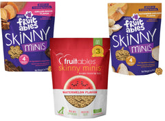 Fruitables Skinny Mini Rotisserie Chicken pack – soft, low-cal training rewards.