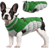 FUAMEY dog coat back zipper harness for easy on-and-off during walks