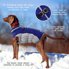FUAMEY Dog Coat reflective strip enhances visibility during night walks