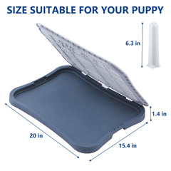 FUGODIWI pee pad holder side view highlights compact footprint and stability.