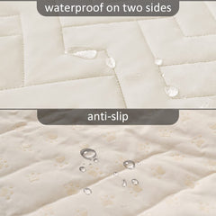 fuguitex durable polyester bed cover provides easy-care protection