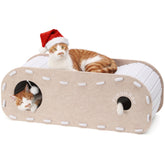 FUKUMARU cat bed 2in1 upper bed view, spacious resting area for multi-pet homes.