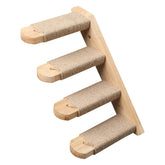 FUKUMARU cat climbing shelf wall-mounted four-step perch for lounging.