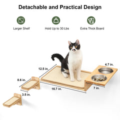 FUKUMARU cat food station bowl focuses on stainless steel feeding and easy cleaning.