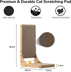 FUKUMARU cardboard texture closeup shows sturdy, welcoming scratching surface.