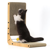 FUKUMARU cat scratcher vertical wall-mounted saves space and protects furniture.