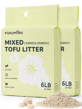 FUKUMARU tofu cat litter ergonomic bag with handle for easy refills and transport.