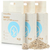 FUKUMARU Tofu Cat Litter packaging showing the 3 bag set for easy storage.