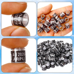 FULAIERGD leg rings serial-number etched for clear individual identification