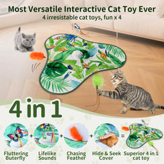 FULUPET cat toy real mouse squeak simulates prey for hunting play.
