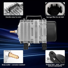 FUMAK air pump 20W efficiency reduces energy use during daily aeration