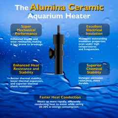 FUMAK Alumina ceramic heater durable build for reliable warmth