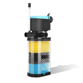 FUMAK aquarium filter front view with compact design for 10-40 gallon tanks
